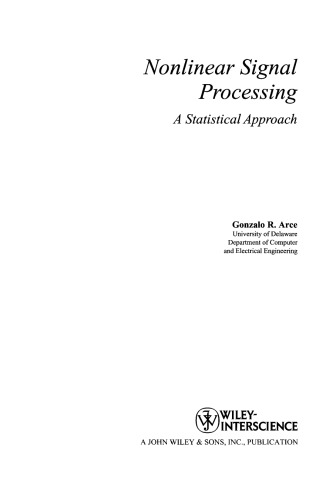 Nonlinear Signal Processing