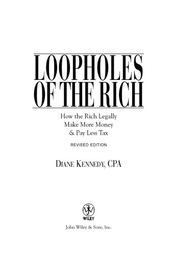 Loopholes of the Rich