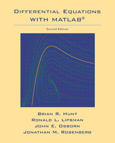 Differential Equations with MATLAB