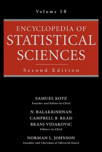 Encyclopedia of Statistical Sciences, Volume 10