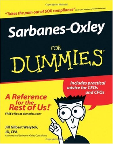 Sarbanes-Oxley For Dummies