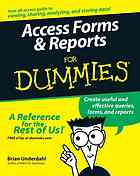 Access Forms & Reports For Dummies