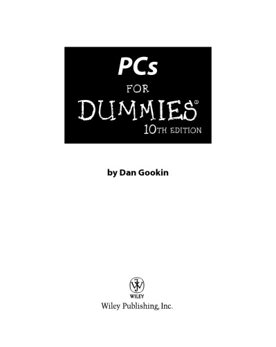 PCs for Dummies