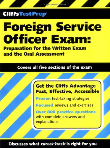 CliffsTestPrep Foreign Service Officer Exam