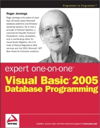 Expert One-on-One Visual Basic 2005 Database Programming