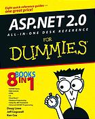 ASP.Net 2.0 All-In-One Desk Reference for Dummies