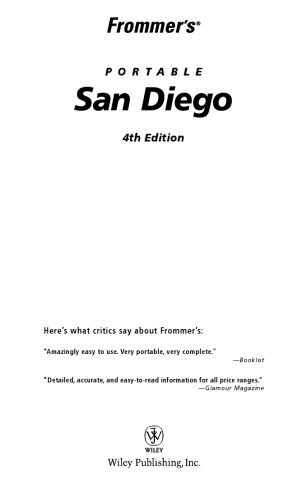 Frommer's Portable San Diego