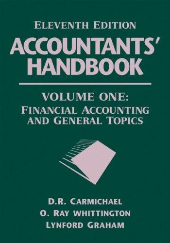 Accountants' Handbook Volume One