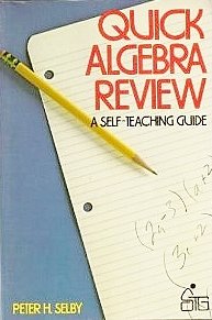 Quick Algebra Review