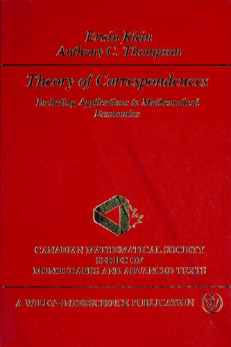 Theory of Correspondences