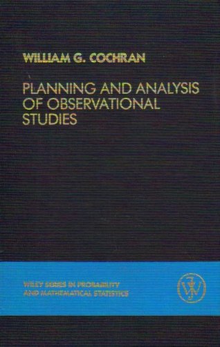 Planning and Analysis of Observational Studies