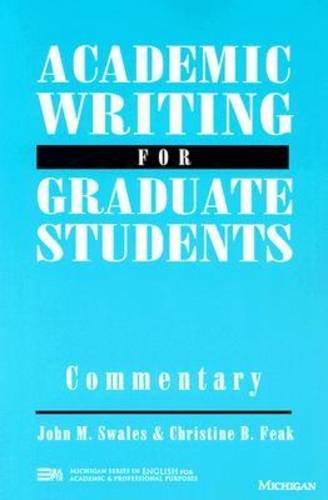 Academic Writing for Graduate Students