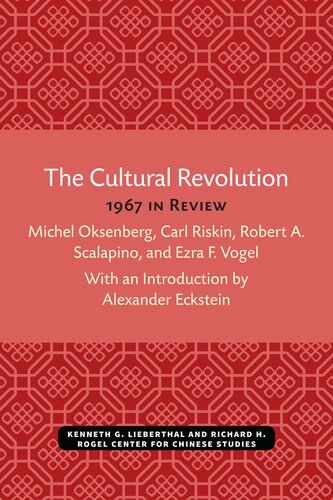 The Cultural revolution : 1967 in review : four essays