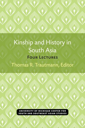 Kinship and History in South Asia : Four Lectures.
