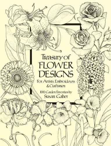 Treasury of Flower Designs for Artists, Embroiderers and Craftsmen