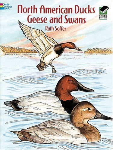 North American Ducks, Geese and Swans Coloring Book