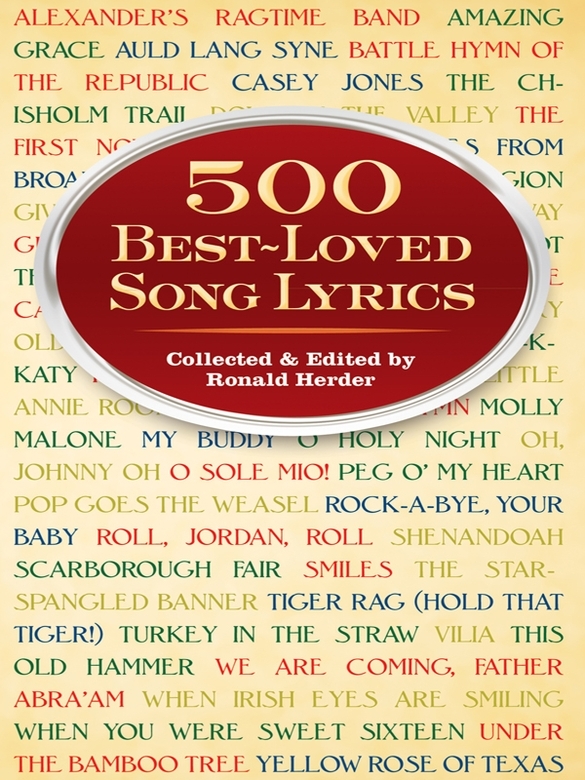 500 Best-Loved Song Lyrics