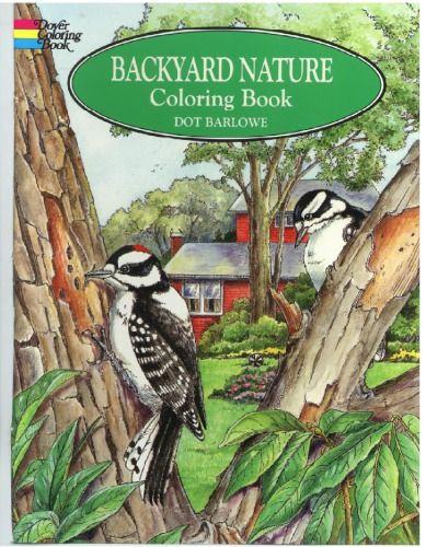 Backyard nature : coloring book