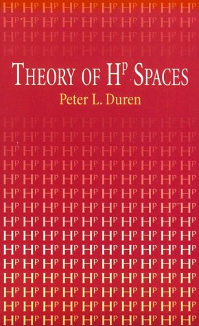 Theory of Hp Spaces