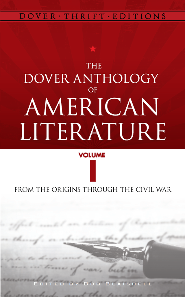 The Dover Anthology of American Literature, Volume I