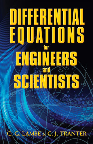 Differential equations for engineers and scientists