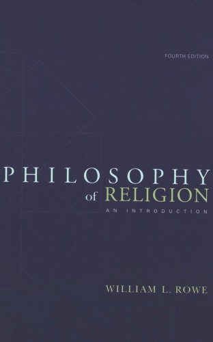 Philosophy of Religion