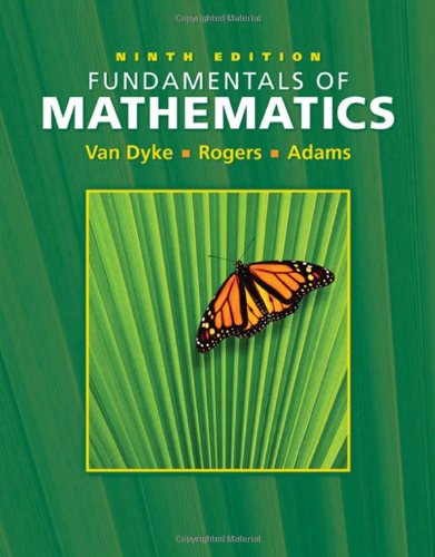 Fundamentals of Mathematics [with Interactive Video Skillbuilder CD-ROM]