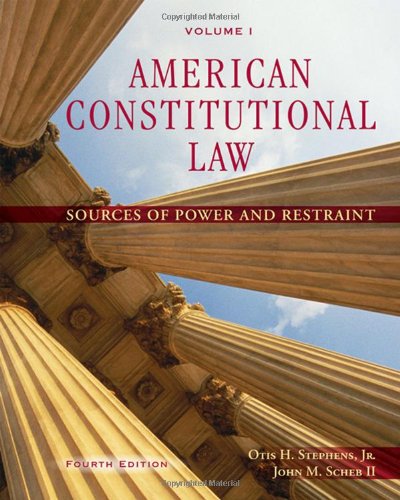 American Constitutional Law, Volume I