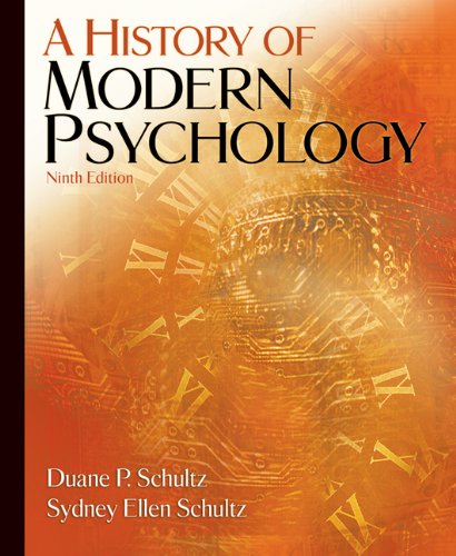 A History of Modern Psychology