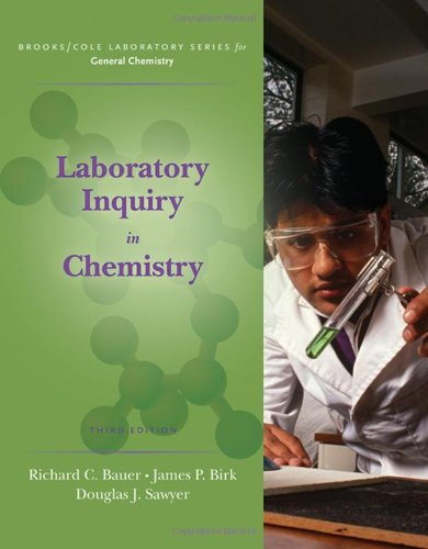 Laboratory Inquiry in Chemistry