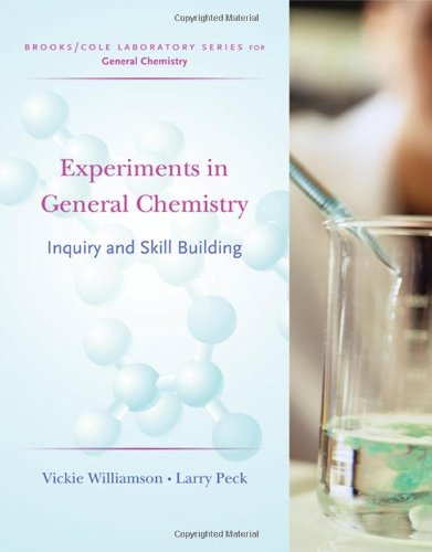 Experiments in General Chemistry