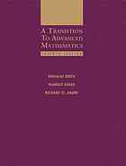 A Transition to Advanced Mathematics