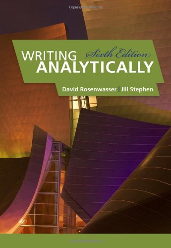 Writing Analytically