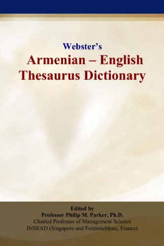 Webster's Armenian-English thesaurus dictionary