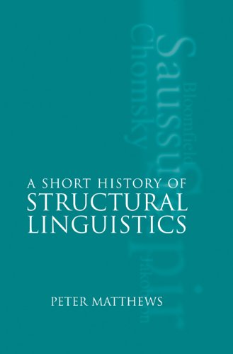 A short history of structural linguistics