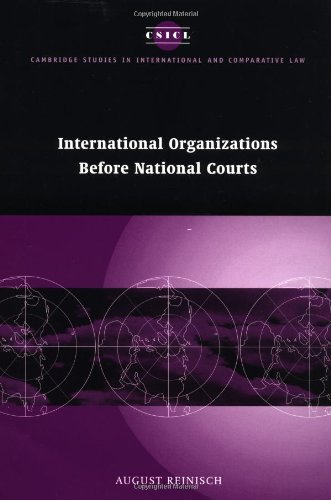 International Organizations Before National Courts