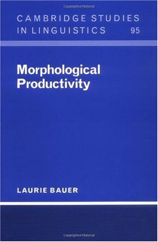 Morphological productivity