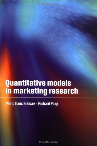 Quantitative Models in Marketing Research