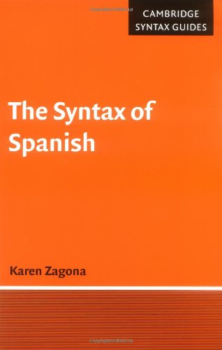 The syntax of Spanish