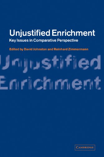 Unjustified enrichment : key issues in comparative perspective