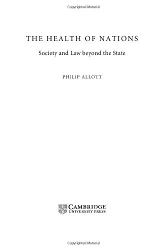 The health of nations : society and law beyond the state