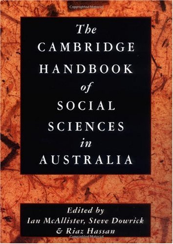 The Cambridge Handbook of Social Sciences in Australia