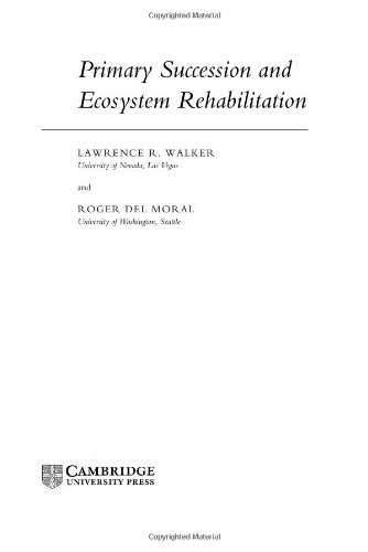 Primary Succession and Ecosystem Rehabilitation