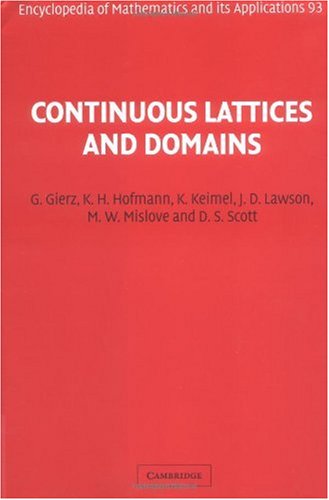 Continuous lattices and domains