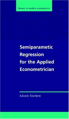 Semiparametric Regression for the Applied Econometrician