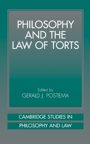 Philosophy and the law of torts