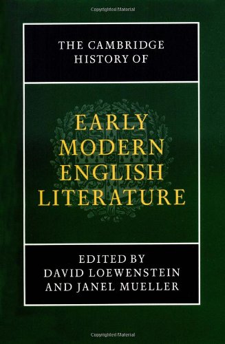 Cambridge History of Early Modern English Literature (New Cambridge history of English literature)
