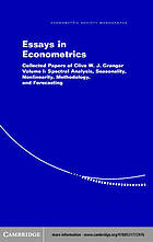 Essays in Econometrics