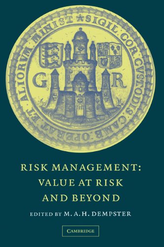 Risk management : value at risk and beyond