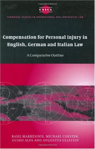 Compensation for Personal Injury in English, German and Italian Law